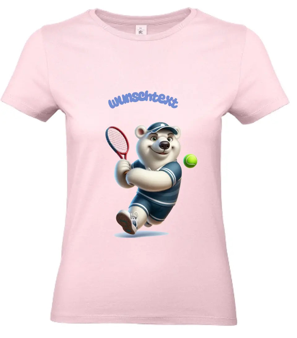 Frauen Basic T-Shirt * Tennis * personalisierbar