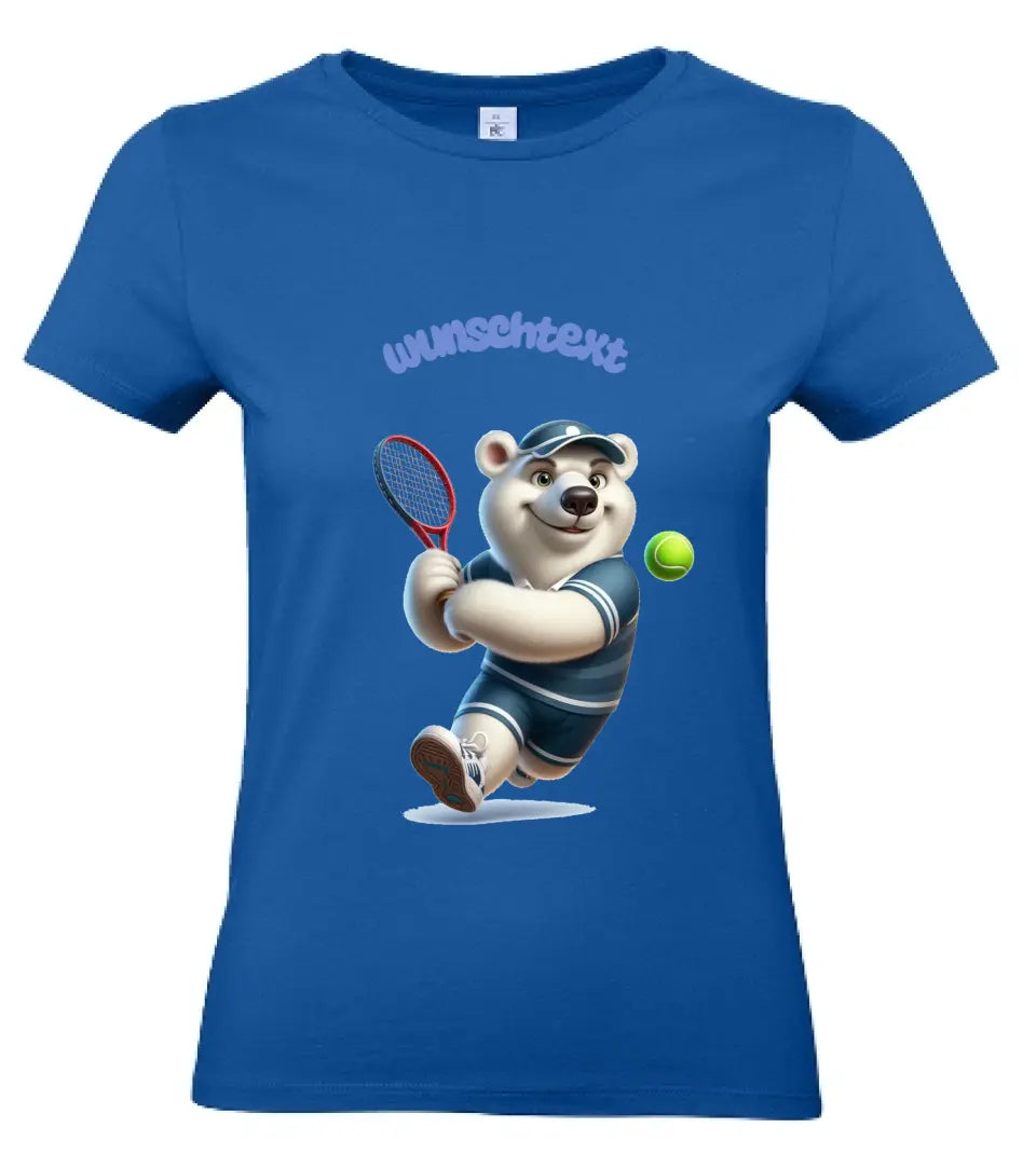 Frauen Basic T-Shirt * Tennis * personalisierbar