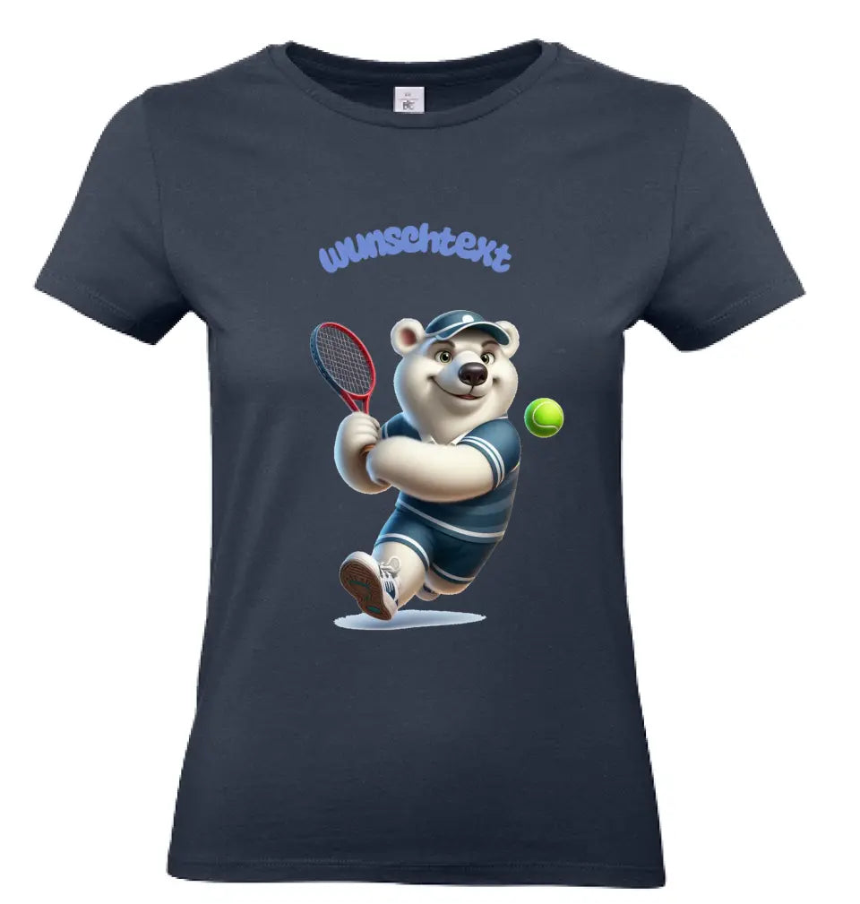 Frauen Basic T-Shirt * Tennis * personalisierbar