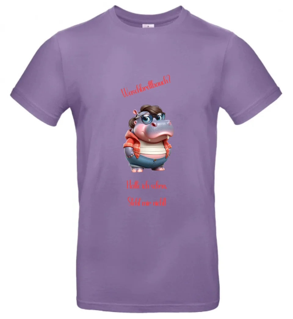 Männer Basic T Shirt 2 * Waschbrettbauch * personalisierbar