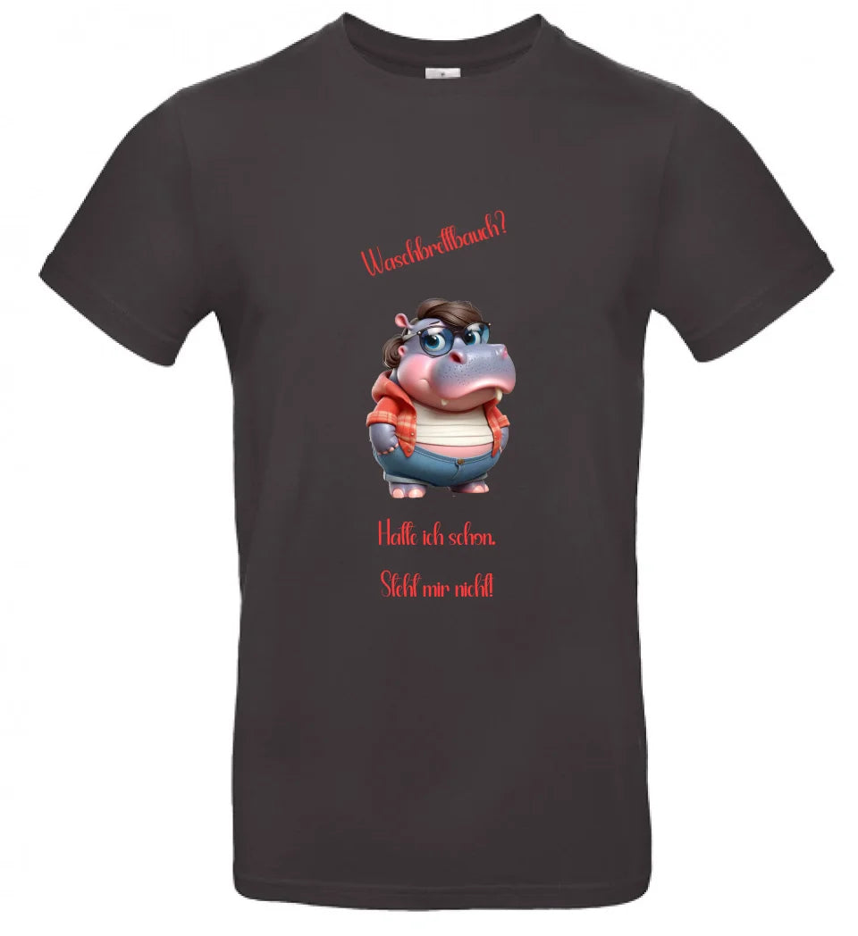 Männer Basic T Shirt 2 * Waschbrettbauch * personalisierbar