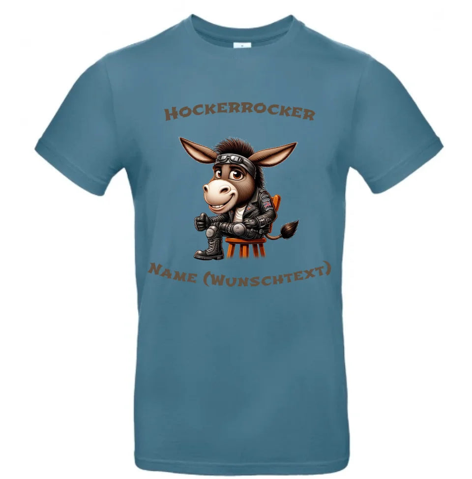 Männer Basic T-Shirt * Hockerrocker * personalisierbar