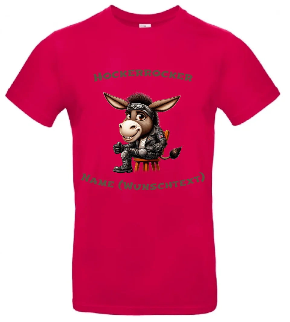Männer Basic T-Shirt * Hockerrocker * personalisierbar