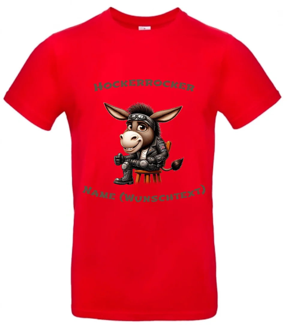 Männer Basic T-Shirt * Hockerrocker * personalisierbar