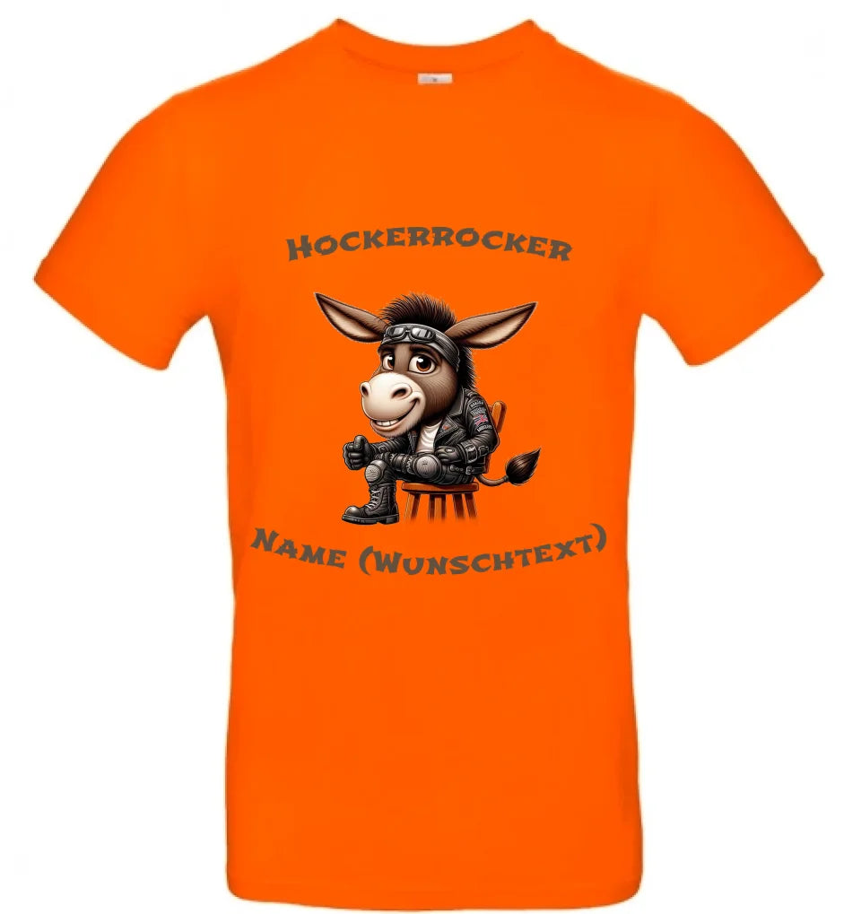 Männer Basic T-Shirt * Hockerrocker * personalisierbar