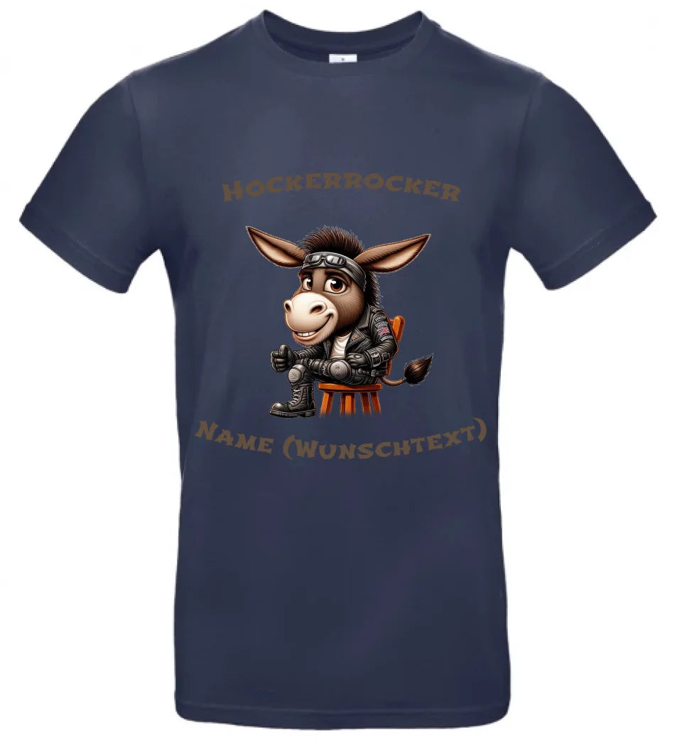 Männer Basic T-Shirt * Hockerrocker * personalisierbar