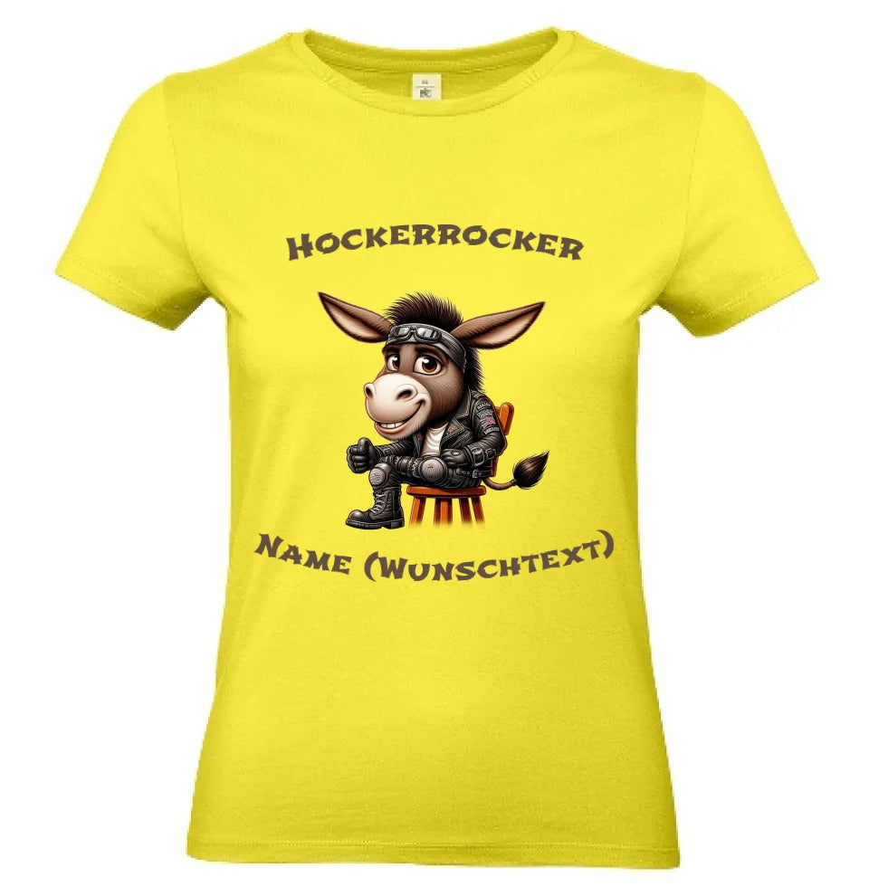 Frauen Basic T-Shirt * Hockerrocker * personalisierbar