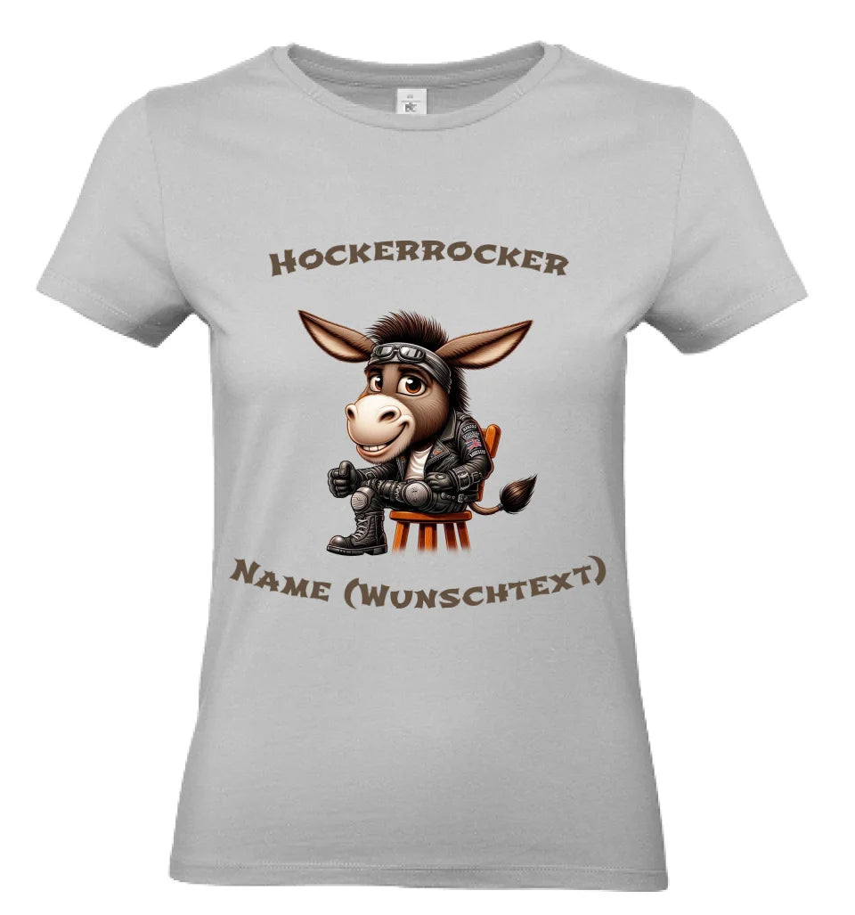 Frauen Basic T-Shirt * Hockerrocker * personalisierbar