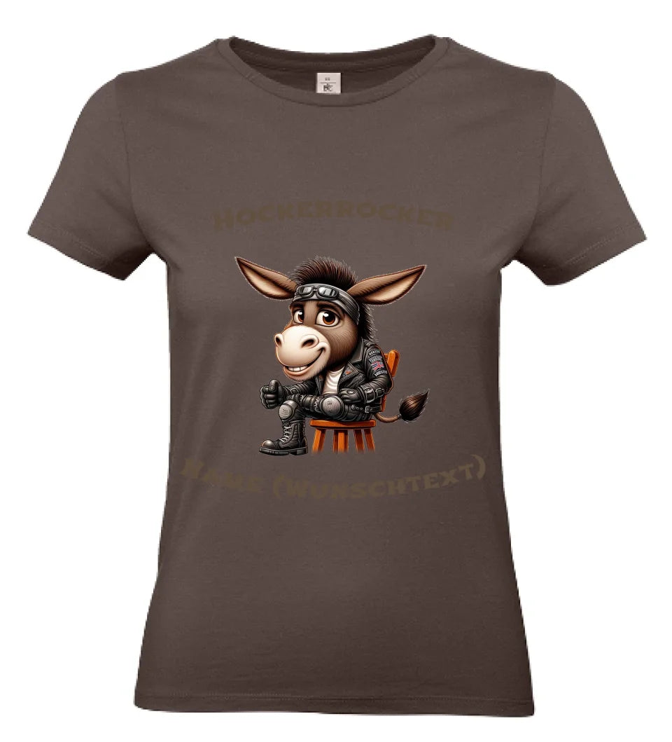 Frauen Basic T-Shirt * Hockerrocker * personalisierbar