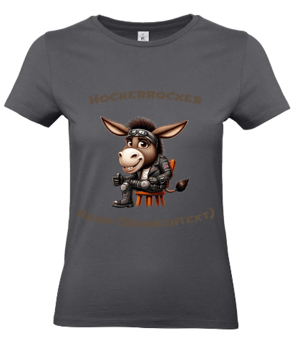 Frauen Basic T-Shirt * Hockerrocker * personalisierbar