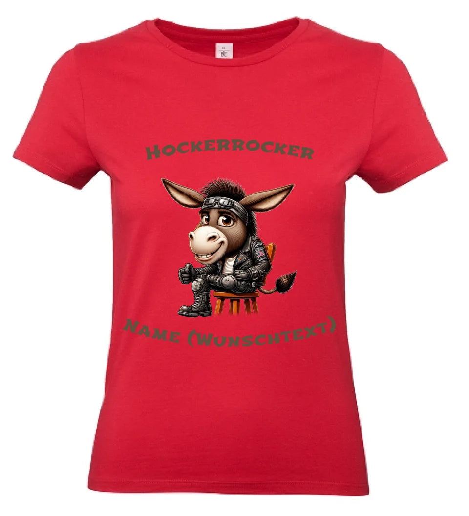Frauen Basic T-Shirt * Hockerrocker * personalisierbar