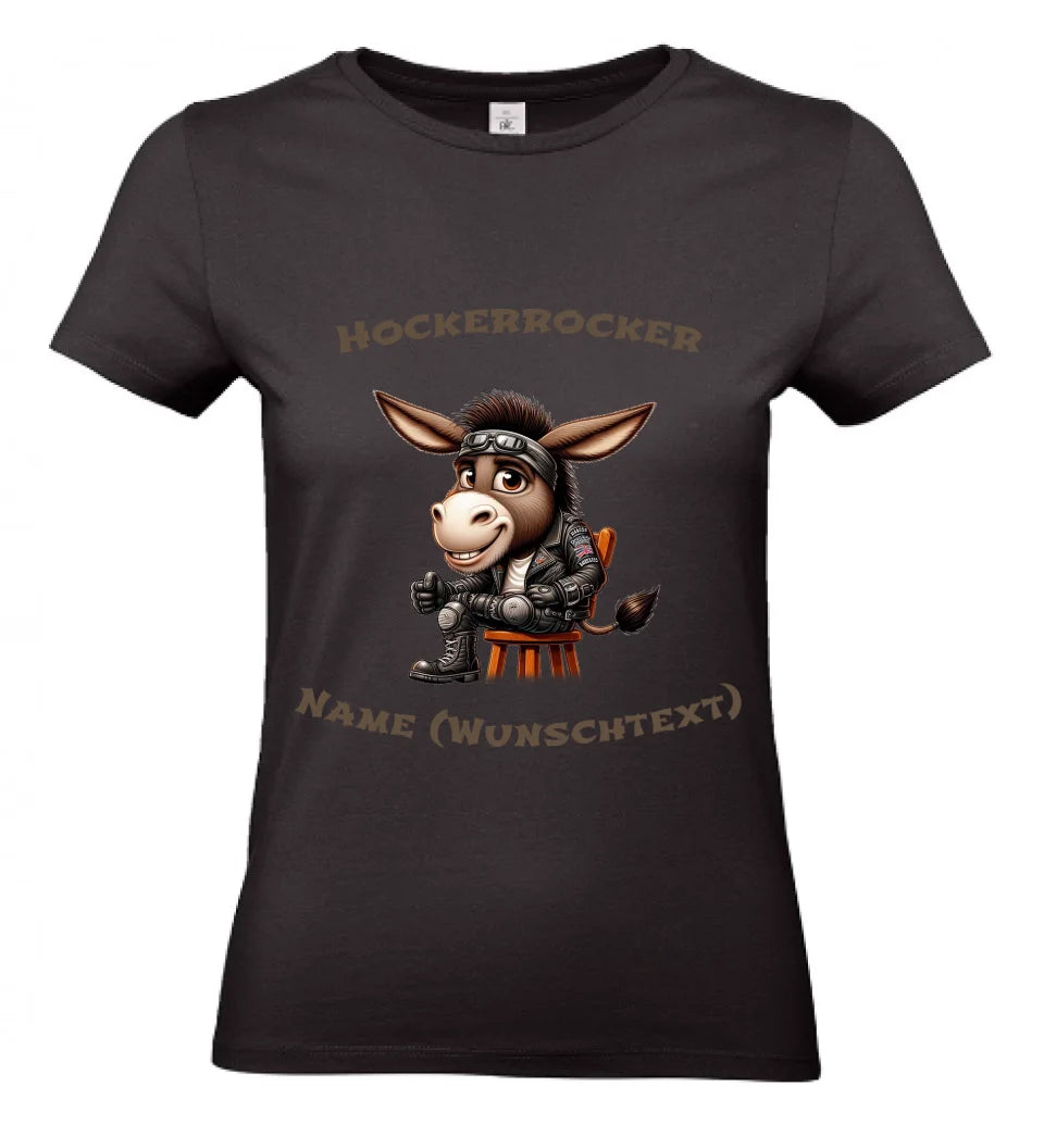 Frauen Basic T-Shirt * Hockerrocker * personalisierbar