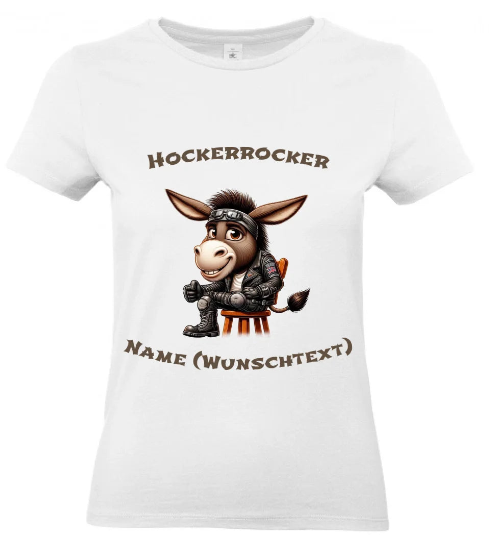 Frauen Basic T-Shirt * Hockerrocker * personalisierbar