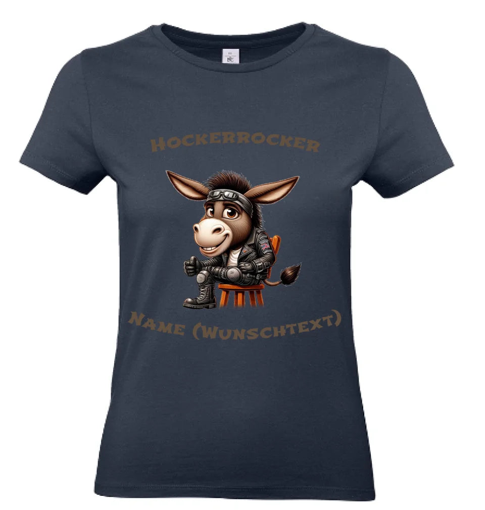 Frauen Basic T-Shirt * Hockerrocker * personalisierbar