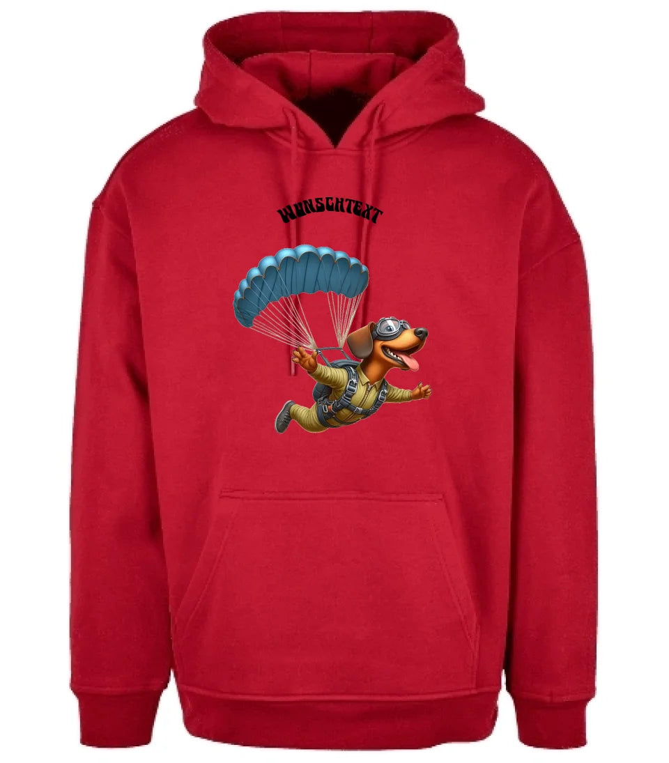 Unisex Oversize Hoodie * Fallschirm * personalisierbar