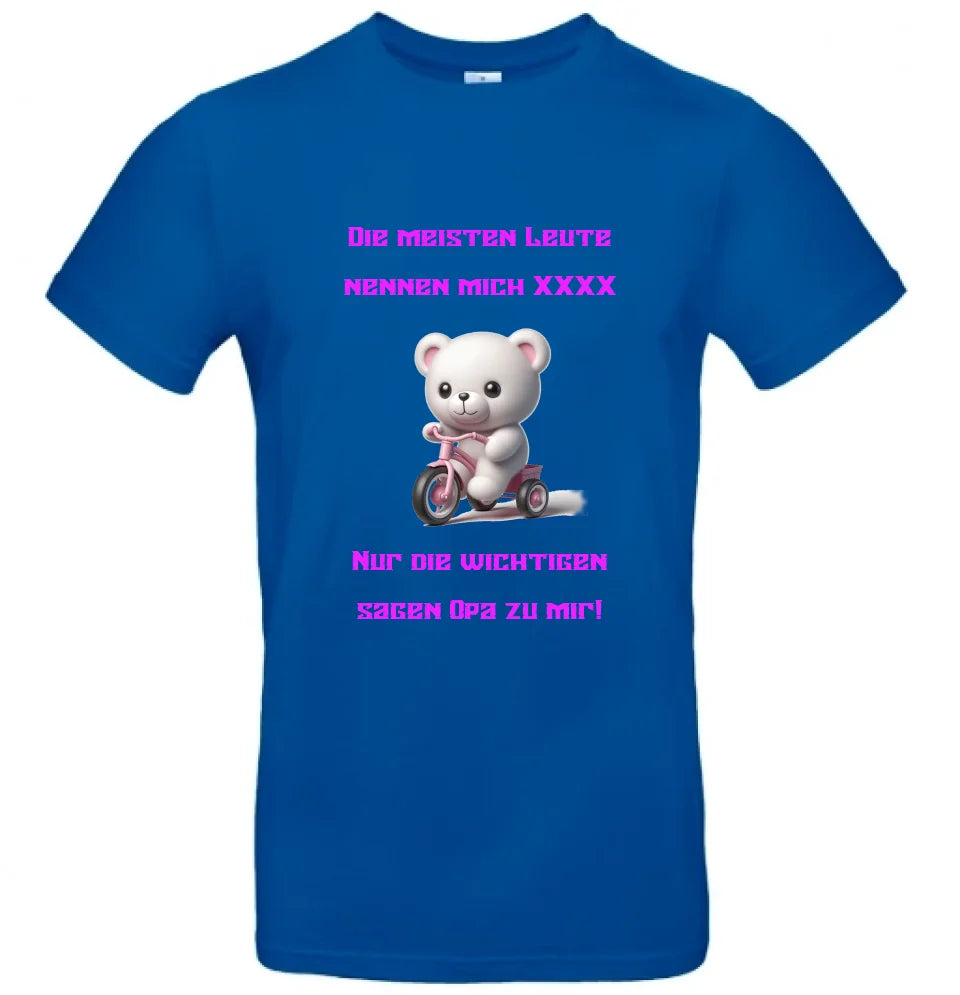 Männer Basic T Shirt * Opa * personalisierbar