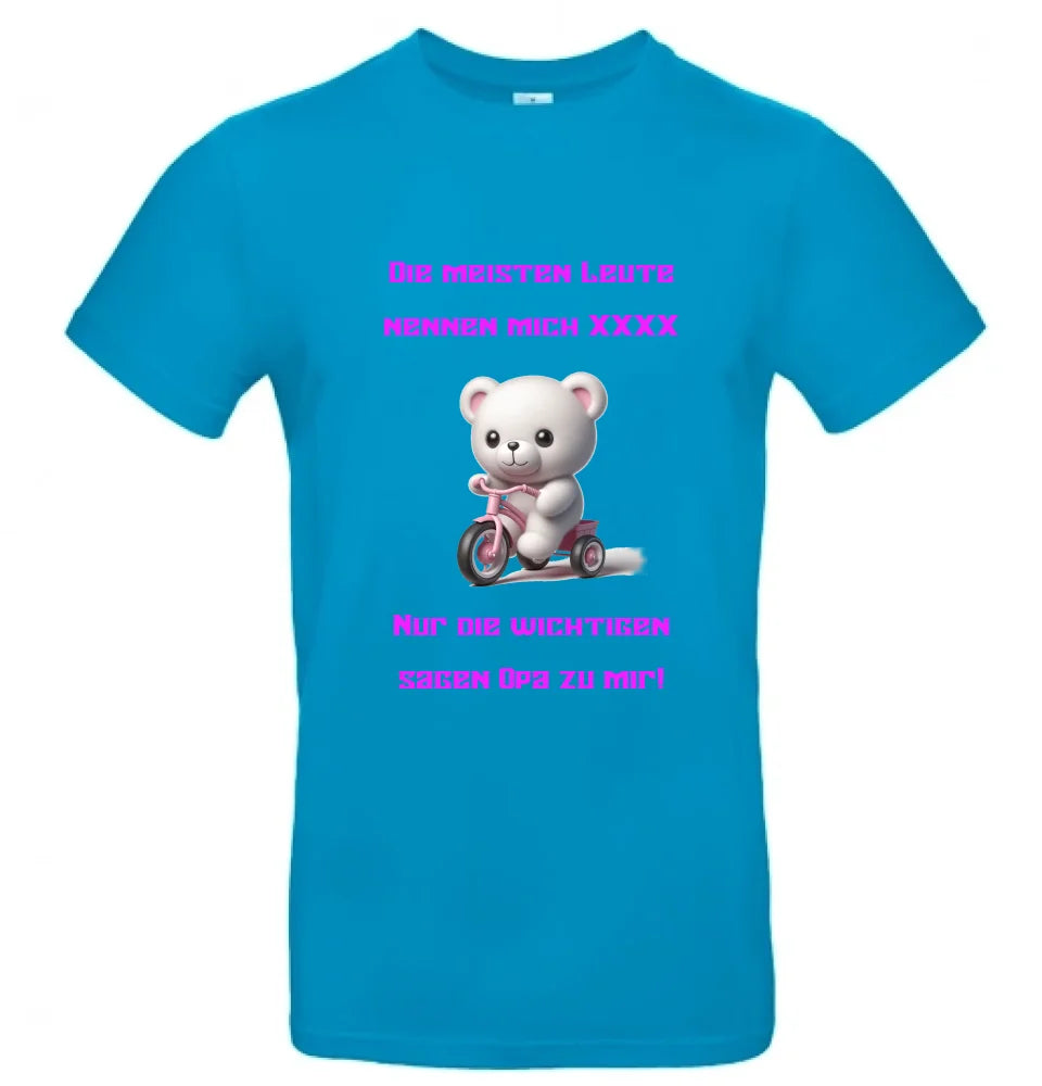 Männer Basic T Shirt * Opa * personalisierbar