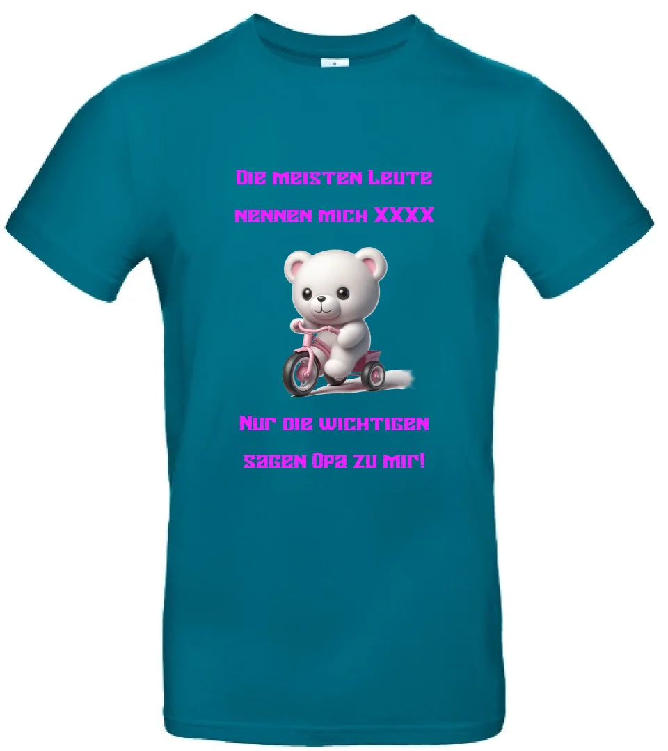 Männer Basic T Shirt * Opa * personalisierbar