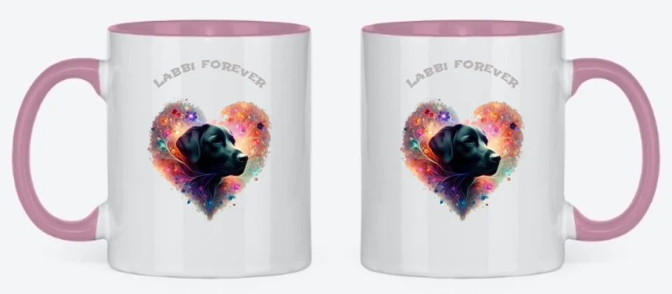 Tasse pink beidseitig
