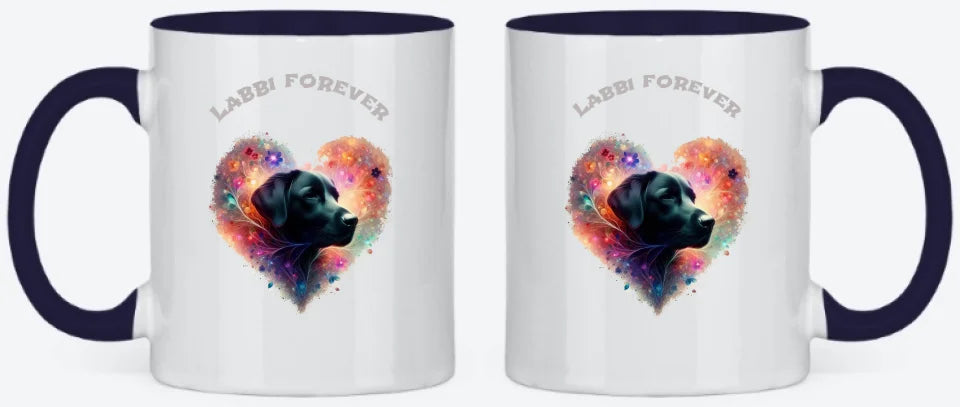 Tasse navy beidseitig