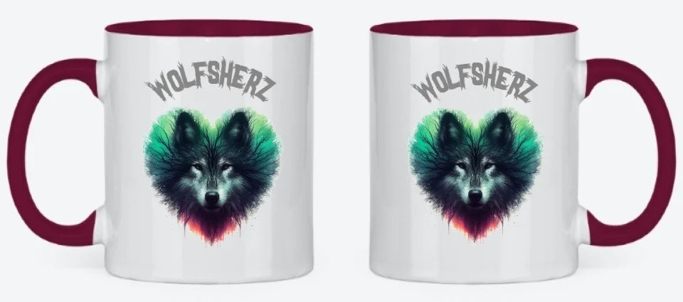 Tasse burgundy beidseitig