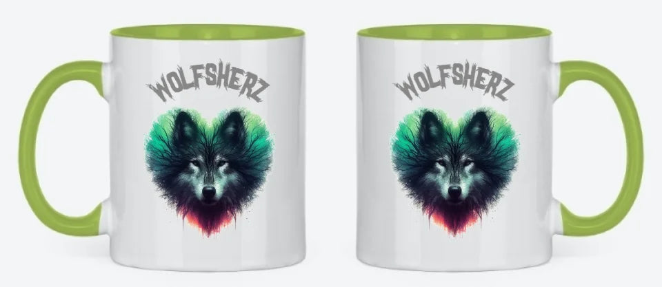 Tasse light green beidseitig