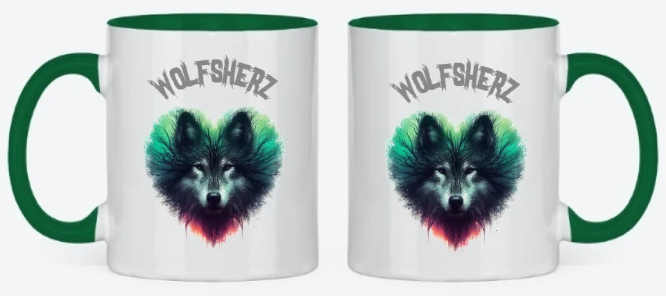 Tasse green beidseitig