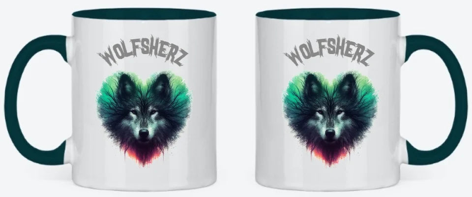 Tasse petrol beidseitig