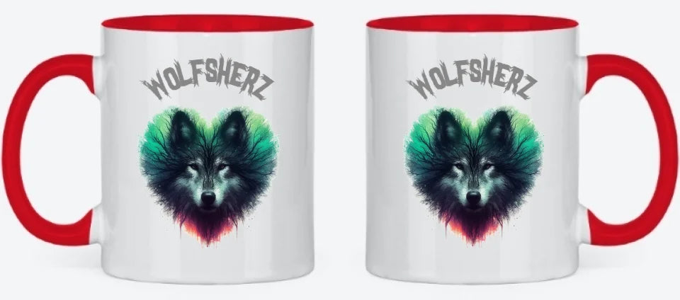 Tasse red beidseitig