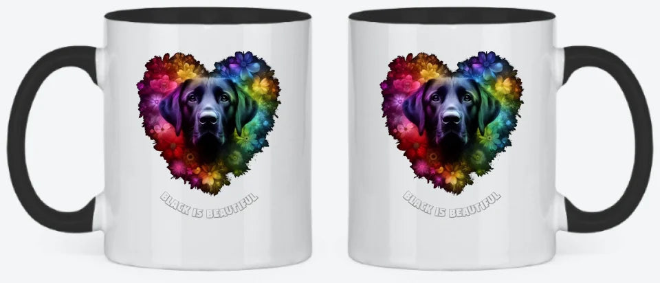 Tasse black beidseitig