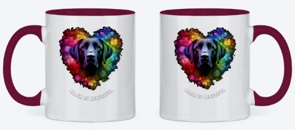 Tasse burgundy beidseitig