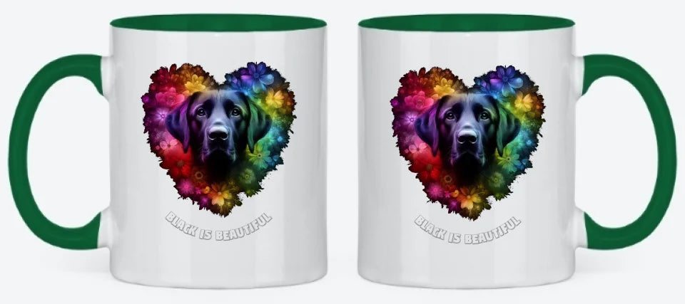 Tasse green beidseitig