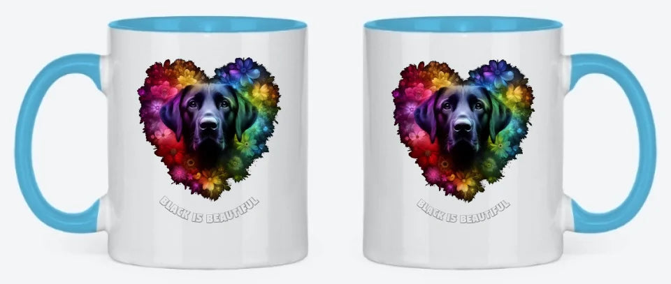 Tasse light blue beidseitig
