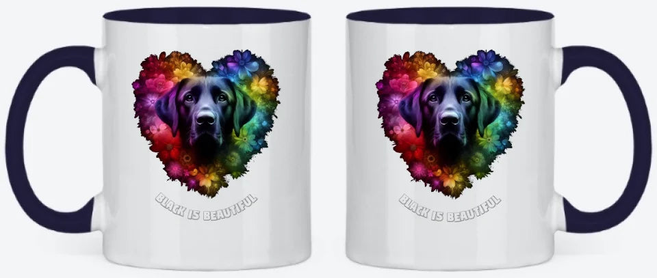 Tasse navy beidseitig