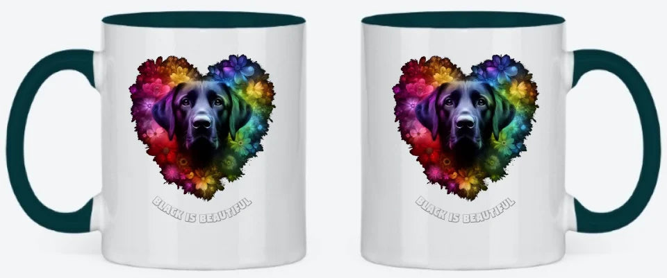 Tasse petrol beidseitig