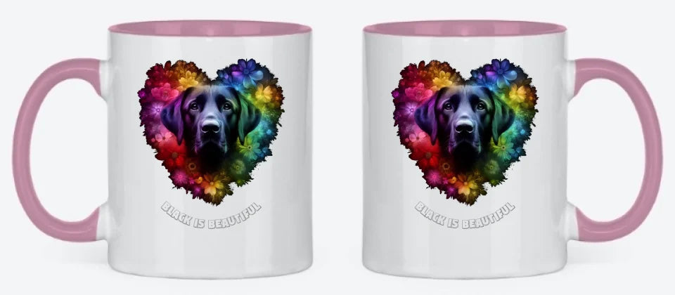 Tasse pink beidseitig