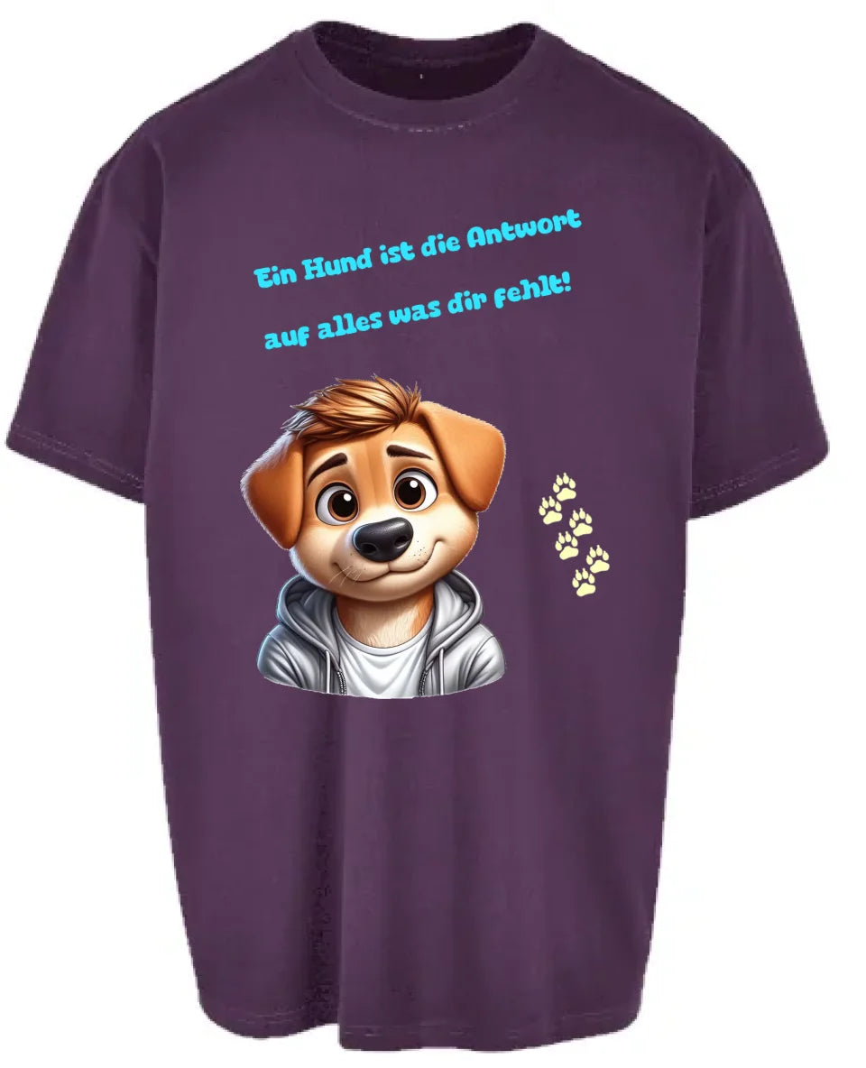Oversize T Shirt purple night