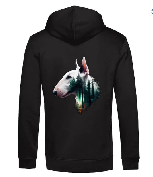 Ligne Mystique * Bio Damen/Herrn Hoodie schwarz * Bully * personalisierbar