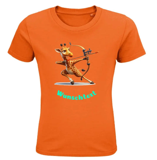 Kinder Premium Bio T Shirt * Bogen schießen * personalisierbar