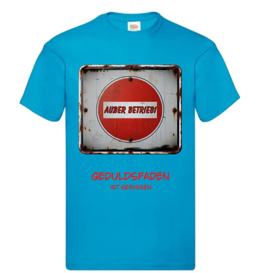 Männer Promo T Shirt * Geduldsfaden * personalisierbar