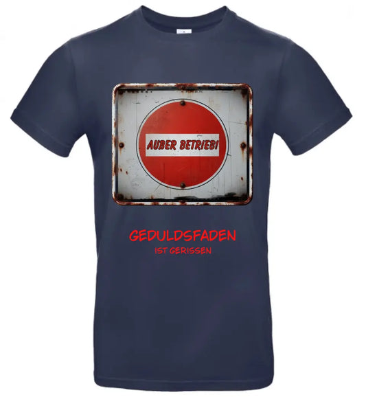 Männer Basic T Shirt * Geduldsfaden * personalisierbar