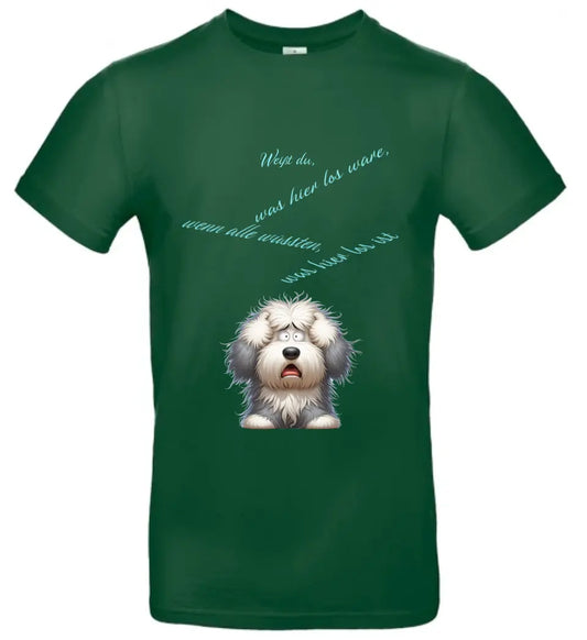 Männer Basic T Shirt 2 * Was hier los wäre * personalisierbar