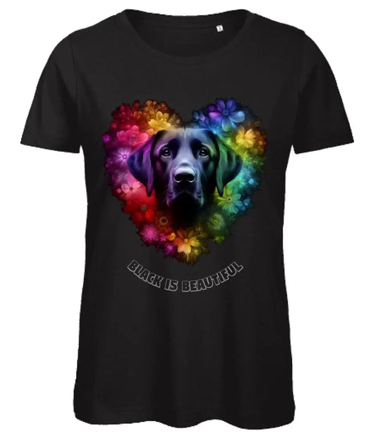Ligne Mystique * Bio Damen/Herrn Premium T Shirt schwarz * black is beautiful * personalisierbar