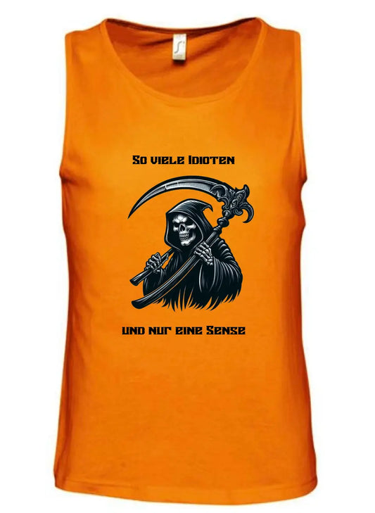 Männer Basic Tanktop * So viele Idioten * personalisierbar