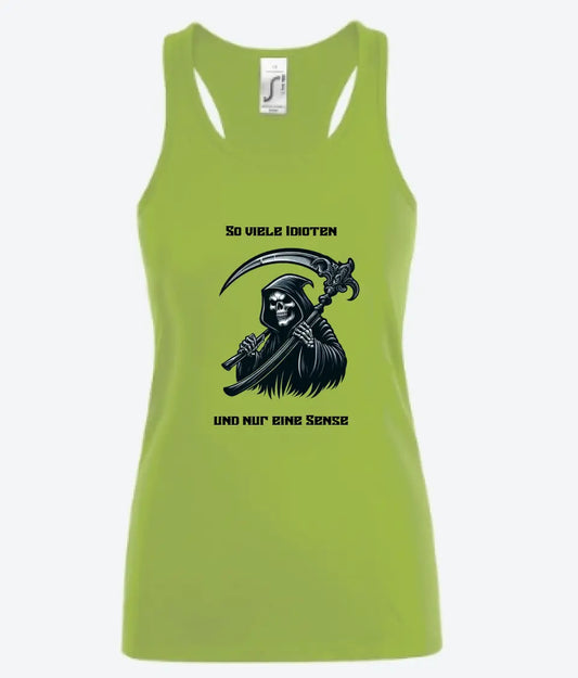 Frauen Basic Tanktop * So viele Idioten * personalisierbar