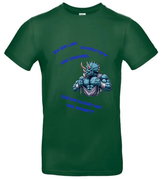 Männer Basic T Shirt 2 * Lieb, schüchtern und sensibel * personalisierbar