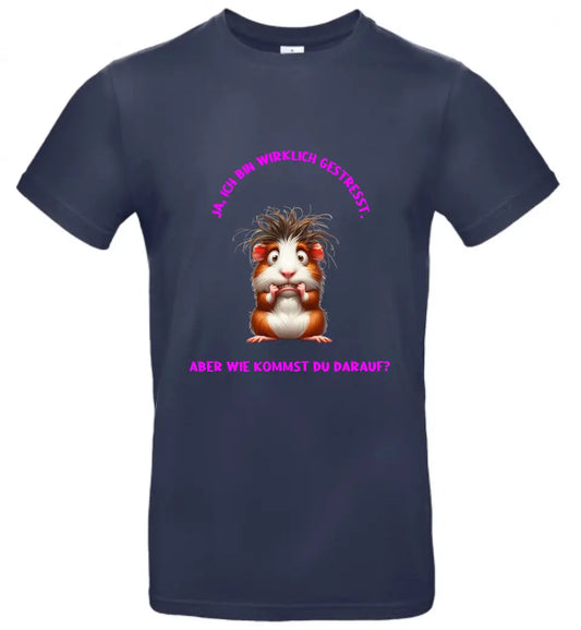 Männer Basic T Shirt * gestresst * personalisierbar