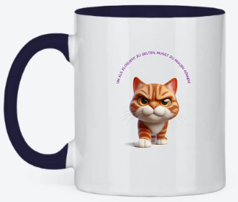 Tasse zweifarbig * Eloquent * personalisierbar