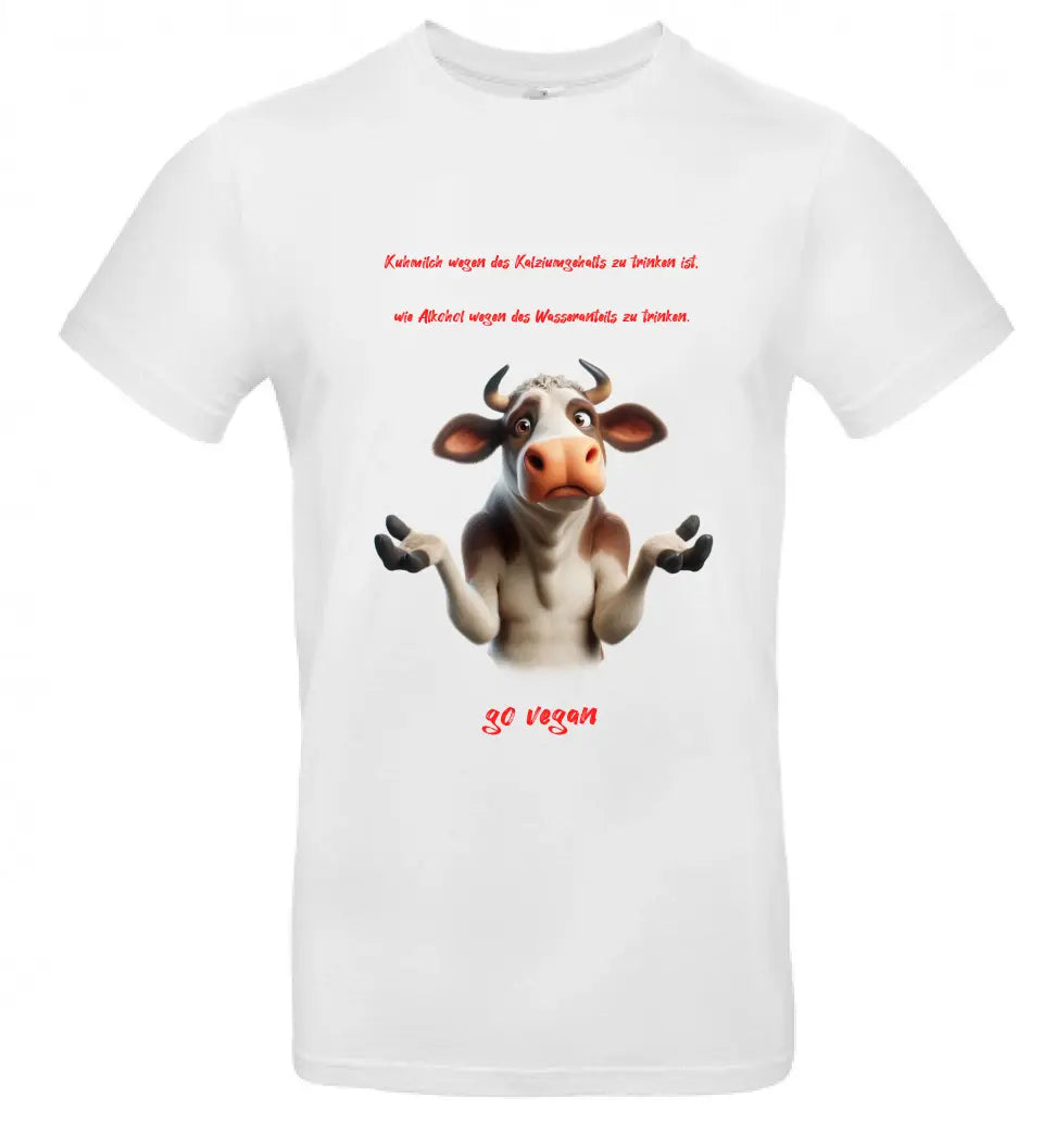 Männer Basic T-Shirt 2 * Kuhmilch * personalisierbar