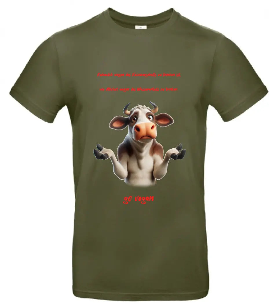 Männer Basic T-Shirt 2 * Kuhmilch * personalisierbar